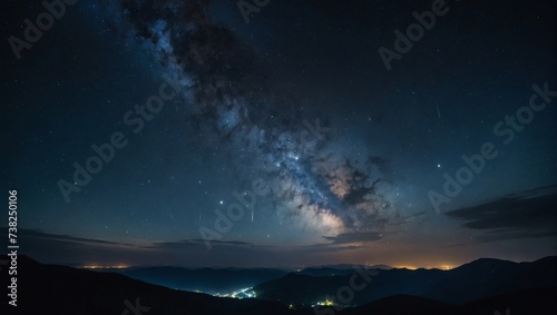 Celestial beauty captured in a 4K wallpaper of a starry night sky.