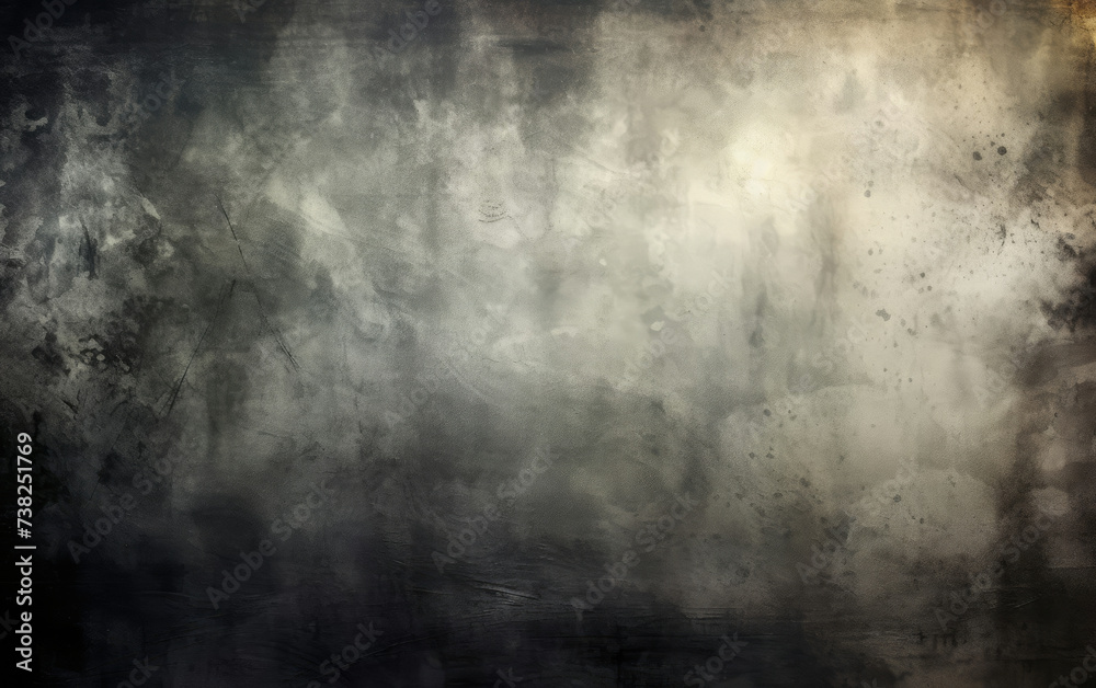 Grungy Black and White Wall With a Yellow Light Grungy Black and White Wall With a Yellow Light