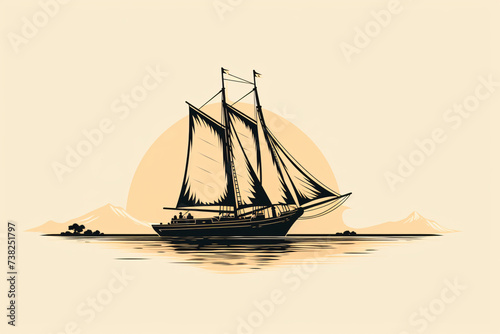 a sailboat on the water