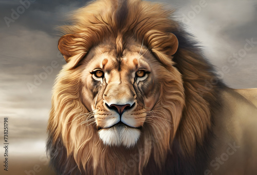Lion face © G.E.G Digital Media