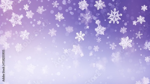 Background with snowflakes in Lavender color.