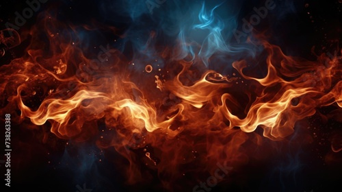 Coffee Brown fire background.