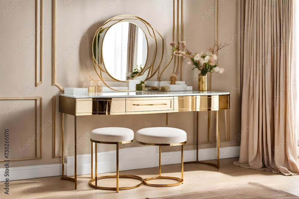 interior of a room, Step into a scene of timeless elegance with a ...
