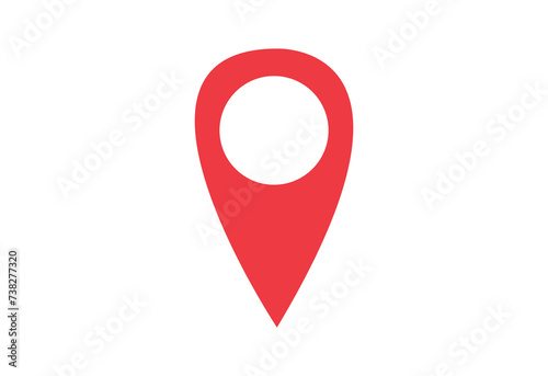 Point of Map, pin locator Icon Logo Template Illustration Design. Vector illustration. Eps file 351.