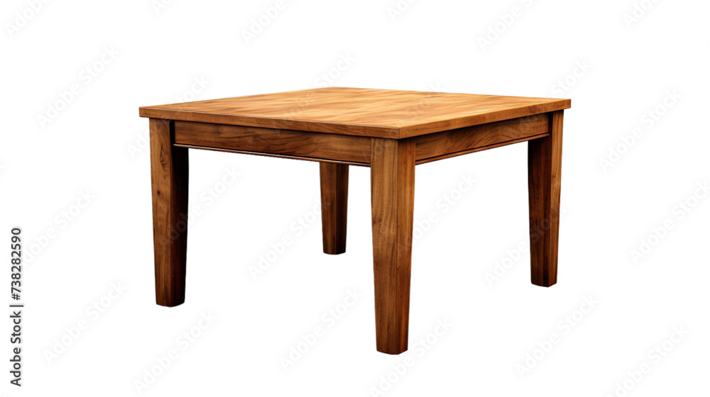 Wooden oak table with legs isolated on transparent background. Wooden oak table with legs isolated on transparent background.