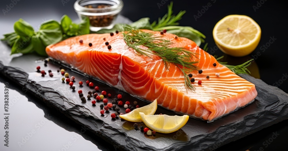 Crafting a Healthy Feast with Raw Salmon Trout, Complemented by Lemon and Herbal Infusions Crafting a Healthy Feast with Raw Salmon Trout, Complemented by Lemon and Herbal Infusions