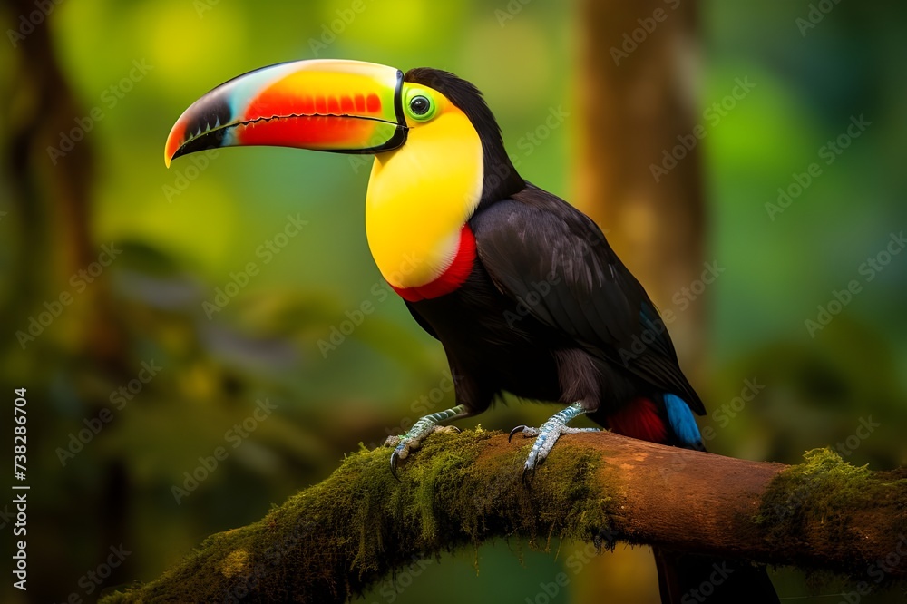 Vibrant Vista A Close-Up of the Rainbow Toucan Vibrant Vista A Close-Up of the Rainbow Toucan