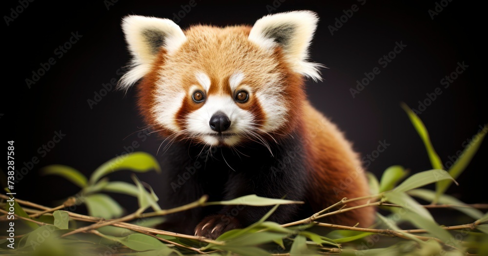 The Delightful Charm of a Young Lesser Panda The Delightful Charm of a Young Lesser Panda