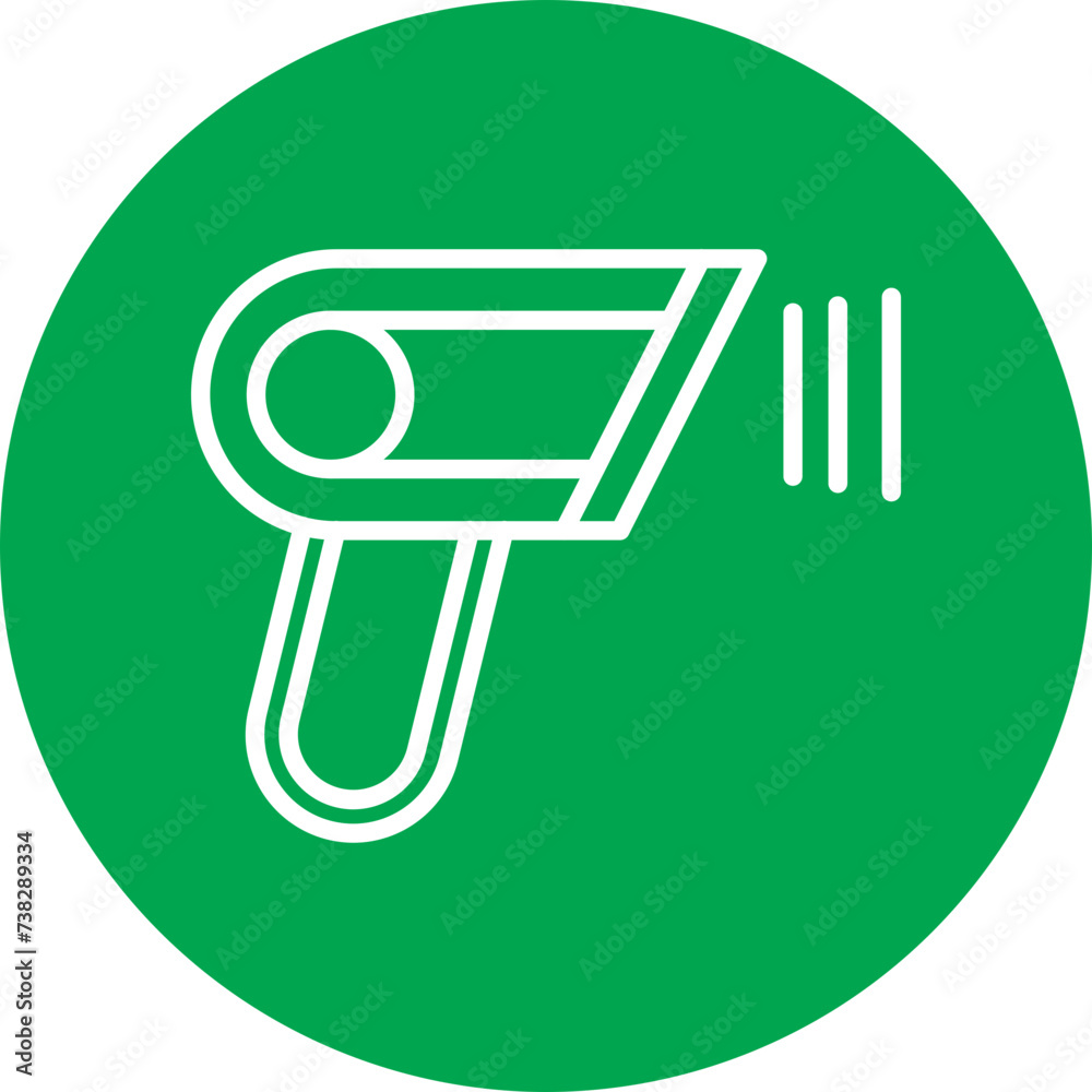 Barcode Scanner Line Circle Icon Barcode Scanner Line Circle Icon