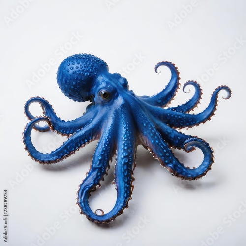 octopus on a white background 