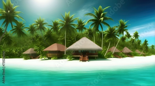 Tropical Island Paradise.