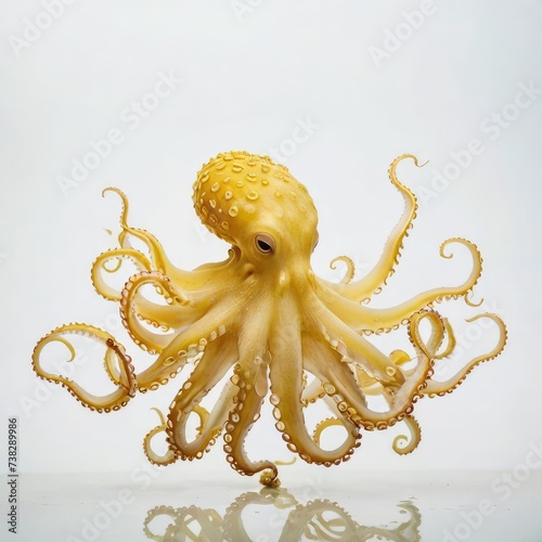 octopus on a white background 
