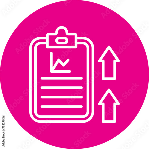 SERP Line Circle Icon