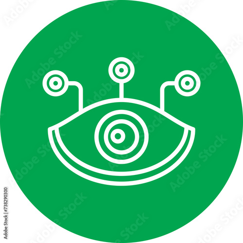 Bionic Line Circle Icon