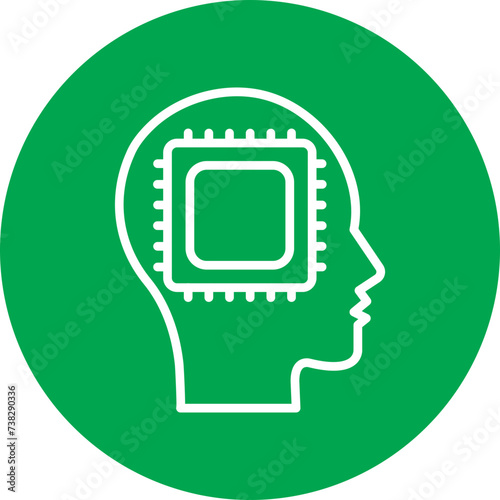 Implant Line Circle Icon