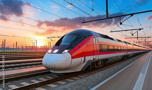 train on the railway