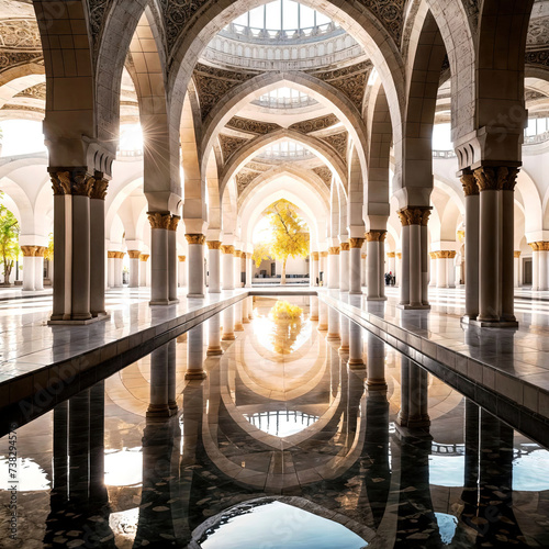 courtyard of a mosque country