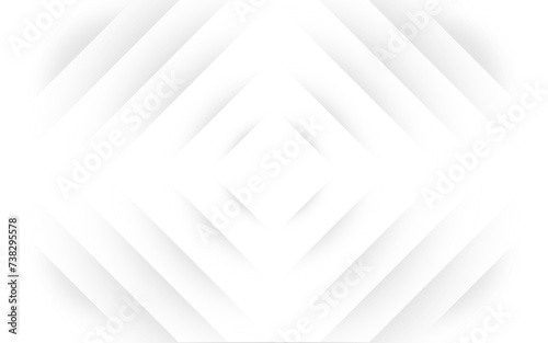 Geometric polygon shape background with gray and white, multi layer geometric shape background
