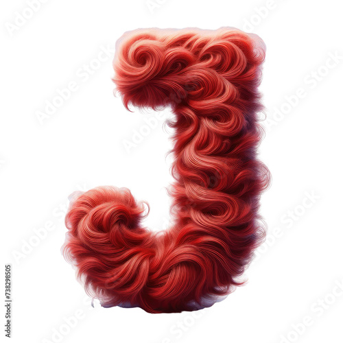 Isolated 3D Letter on a Clear PNG Canvas Generative AI