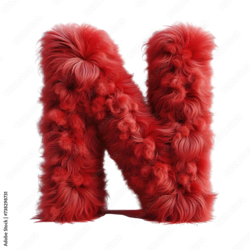 Isolated 3D Letter on a Clear PNG Canvas Generative AI Isolated 3D Letter on a Clear PNG Canvas Generative AI