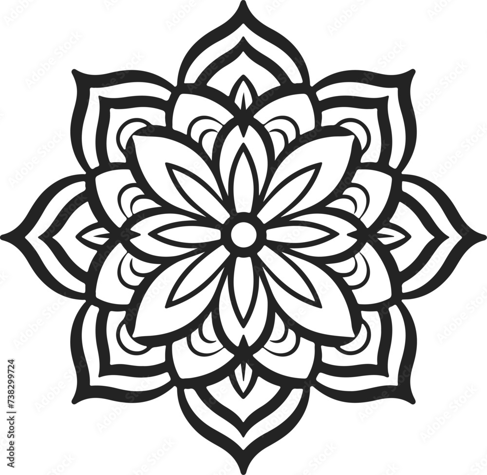 Mandala. Round Ornament Pattern. Henna tattoo mandala. Mehndi style. Mandala. Round Ornament Pattern. Henna tattoo mandala. Mehndi style.