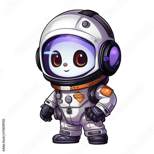 panda cute animal crossing of anthropomorphic as Astronaut 