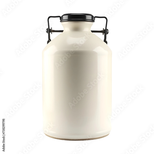 MILK_CAN_isolated on transparent background, PNG Object