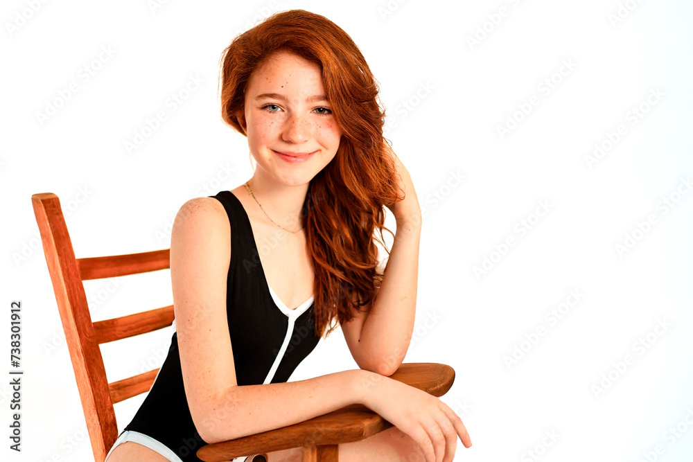 Graceful Elegance in Black Swimwear Graceful Elegance in Black Swimwear