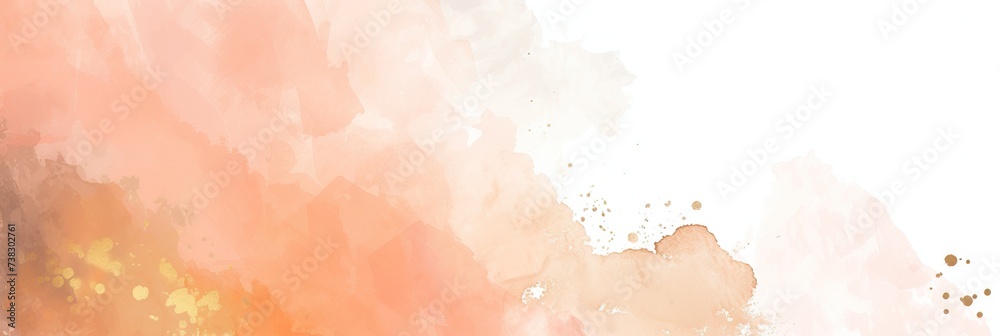 Obraz premium Abstract wallpaper of a pink and orange and peach fuzz pantone gradient. Mesmerizing masterpiece capturing the vibrant hues of a peach and orange sunset, evoking feelings of warmth and creativity