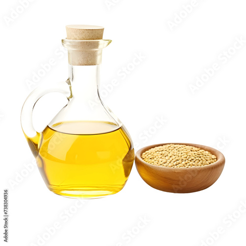 Sesame seed oil isolated on transparent background, PNG Object