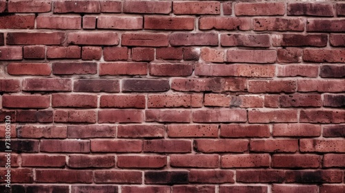 The background of the brick wall is in Maroon color