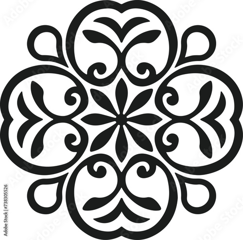 Mandala. Round Ornament Pattern. Henna tattoo mandala. Mehndi style. Ornamental luxury mandala pattern