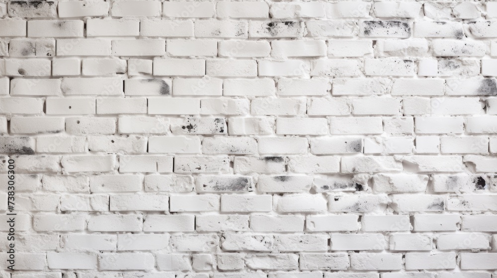 The background of the brick wall is in White color The background of the brick wall is in White color