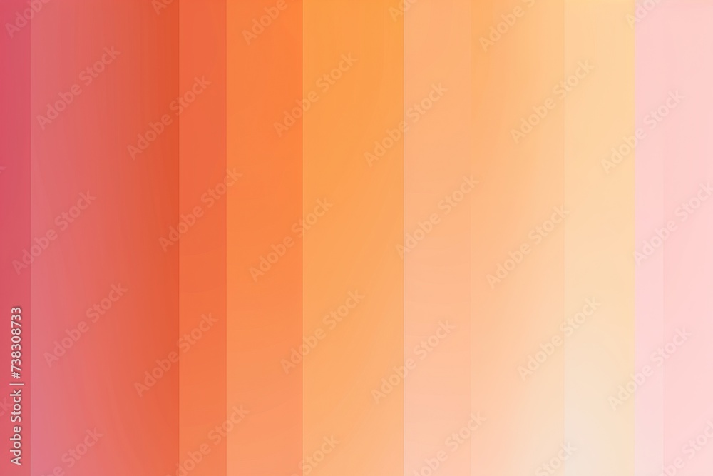Fototapeta premium Abstract wallpaper of a pink and orange and peach fuzz pantone gradient. Mesmerizing masterpiece capturing the vibrant hues of a peach and orange sunset, evoking feelings of warmth and creativity