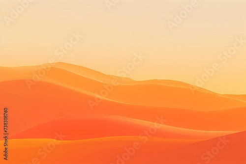 Abstract wallpaper of a pink and orange and peach fuzz pantone gradient. Mesmerizing masterpiece capturing the vibrant hues of a peach and orange sunset  evoking feelings of warmth and creativity