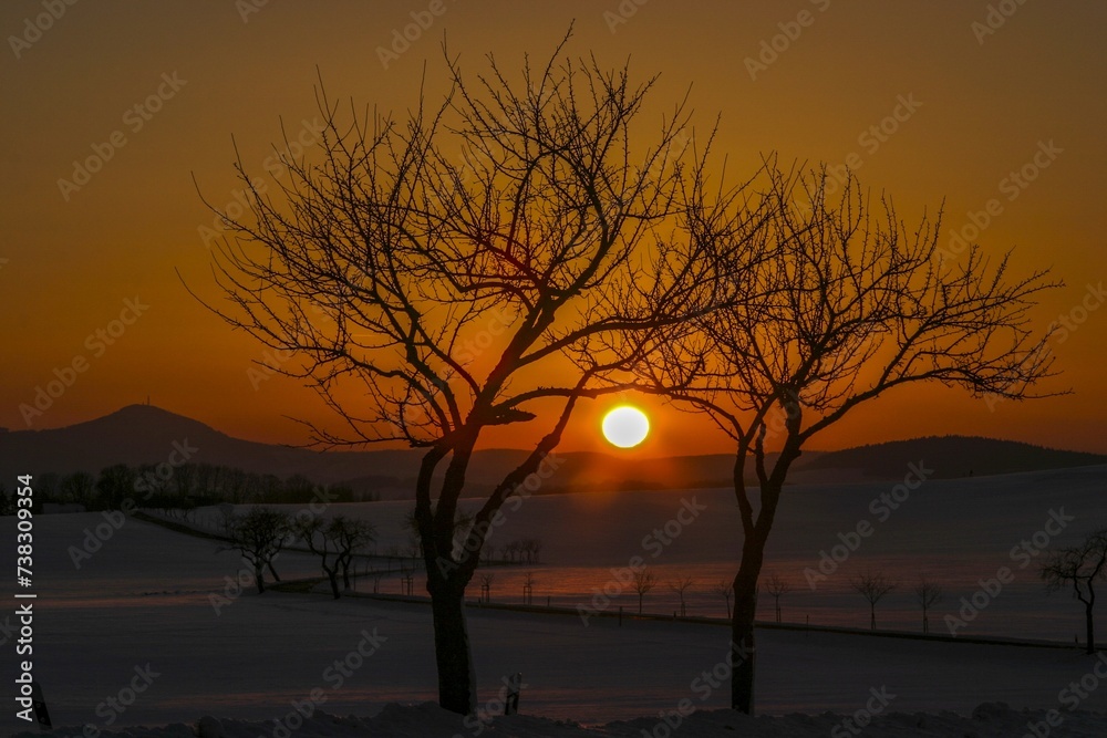 Fototapeta premium Sonnenuntergang