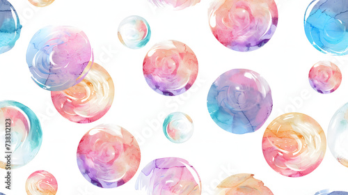 Seamless colorfull background pattern tile