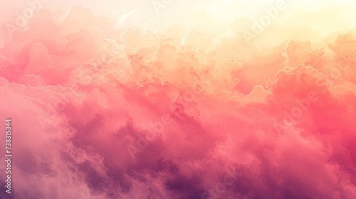 Abstract wallpaper of a pink and orange and peach fuzz pantone gradient. Mesmerizing masterpiece capturing the vibrant hues of a peach and orange sunset, evoking feelings of warmth and creativity