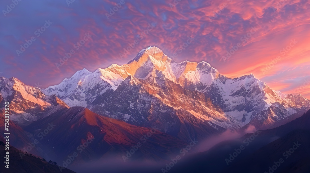 


 


A mountain range with snow on top,,
Captivating Sunrise over the Himalayan Mountains A Breathtaking Moment Frozen in Time Free Photo

