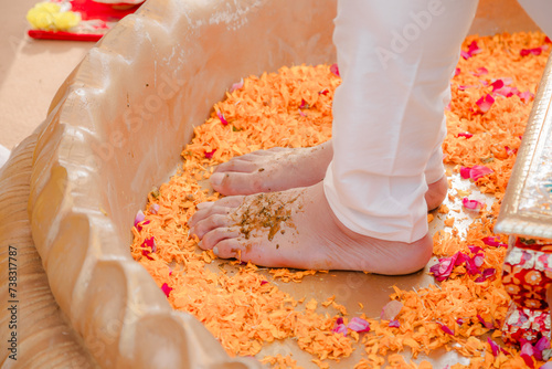 Canvas Print Haldi Ceremony