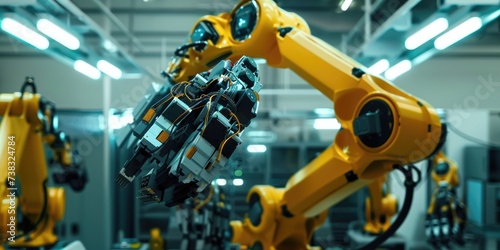 High-tech manufacturing pla...