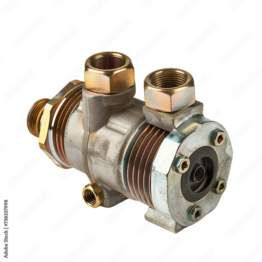 Air conditioner expansion, transparent background, isolated image, generative AI