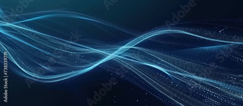 blue speed line or wind motion abstract background