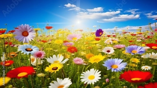 field of daisies