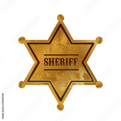 sheriff star badge