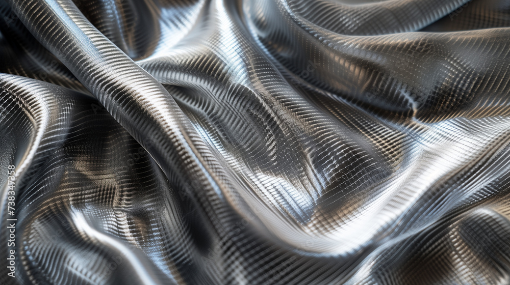 Naklejka premium Silver texture background