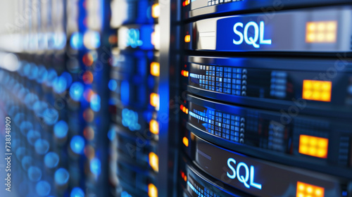 SQL cloud data storage. AI generated