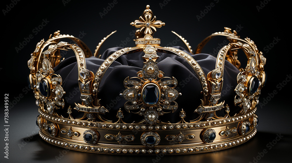 Fototapeta premium A vintage royal crown