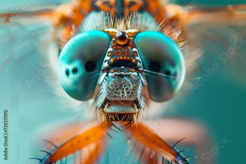 Capturing the intricate beauty of a netwinged insect through macro photography, this close up reveals the hidden world of an arthropod, both mesmerizing and menacing as a pest to some and a fascinati