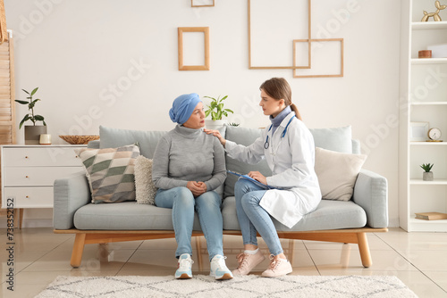 Mature woman after chemothe...